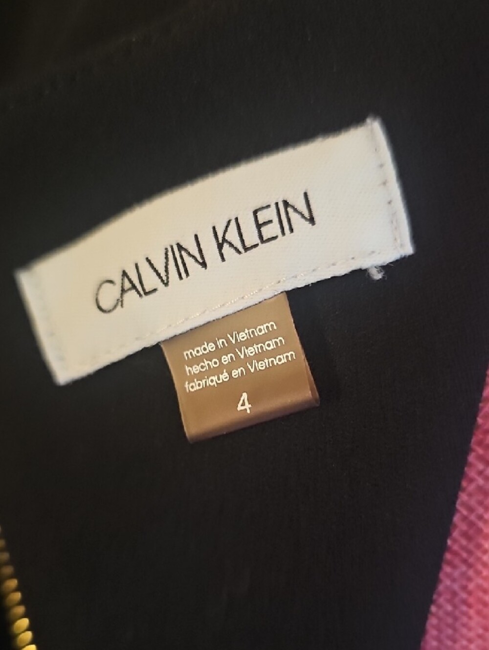 Calvin Klein Black Batwing Midi Dress - Picture 4 of 4